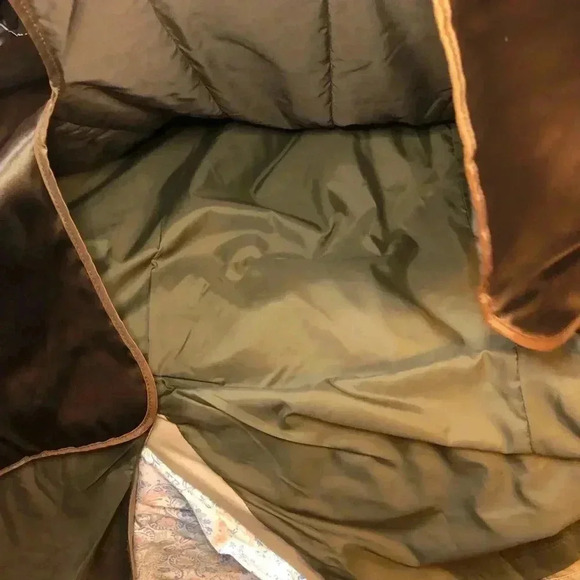 Vintage London Fog Tan Trench Cost with Removable Quilted Liner Size 44 - Picture 12 of 16